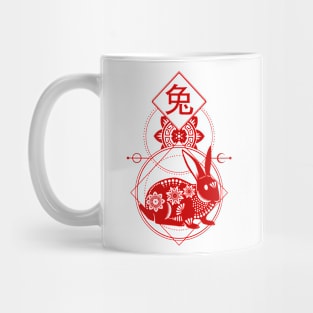 Chinese, Zodiac, Rabbit, Astrology, Star sign Mug